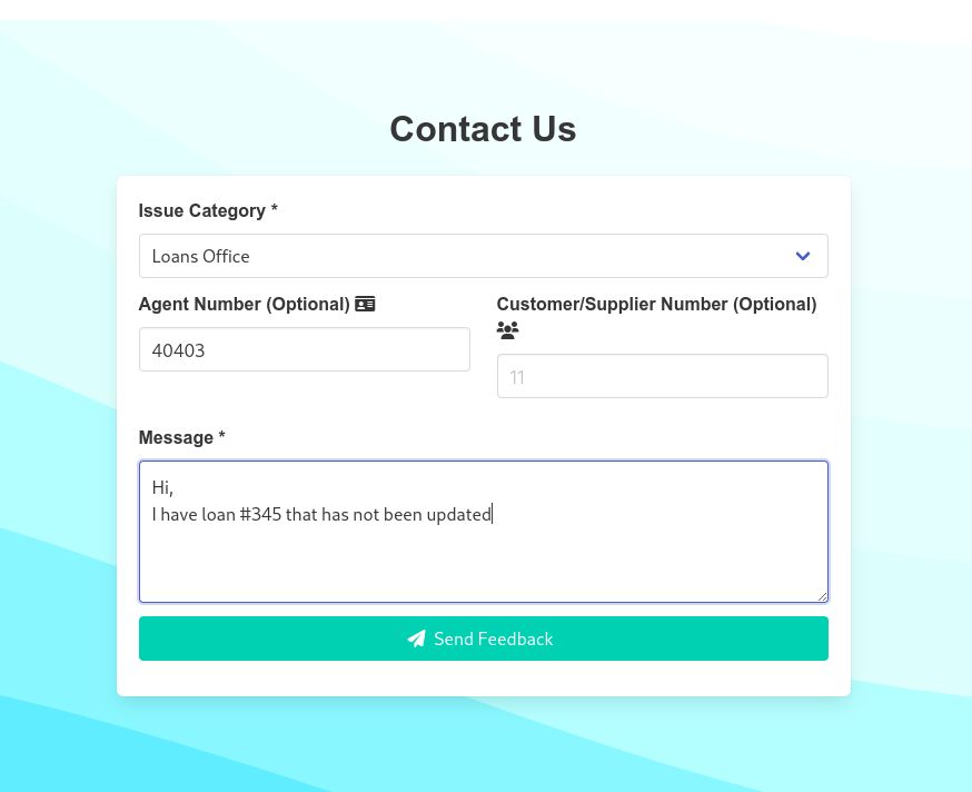 Feedback Details